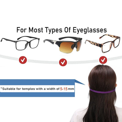 Glasses Chain for Kids and Adults - Sunglasses Strap, Safety Band Retainer Cord Holder for Children's Glasses, Sport Glasses Rope - Available in 1 or 5pcs