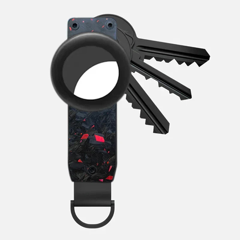 Compact Key Organizer – Minimalist Metal Key Holder for 2-6 Keys, Secure Keychain Case