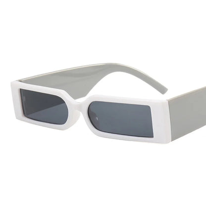 Luxury Rectangle Vintage Sunglasses for Men – Hip Hop Designer Black Small Frame UV400 Shades