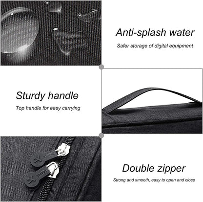 Portable Digital Storage Bag – Waterproof USB Cable Organizer Pouch for Electronics & Accessories
