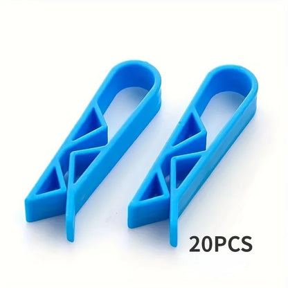 10pcs Non-Slip Trash Bag Clips – Innovative Garbage Can Holder Clips, Secure Bag Fixing Dividers for Home Kitchen Use, Durable Waste Bin Accessories