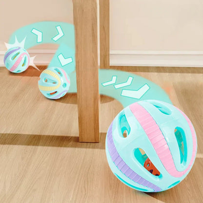 Colorful Bell Ball Cat Toys – Interactive Plastic Sound Play Balls for Kittens, Chase & Exercise Pet Supplies