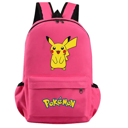 Pokemon Kids Backpack — Pikachu, Charizard, Bulbasaur, Snorlax & Eevee Schoolbag Cartoon Gift