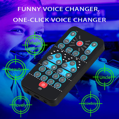 M10 Portable Voice Changer Device – Male to Female Switch, Karaoke & Live Sound Tuning Card