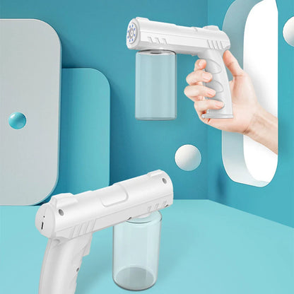 280ML Barber Nano Blue Light Sprayer — Wireless USB Electric Aftershave Steam Spray & Disinfection Gun Atomizer