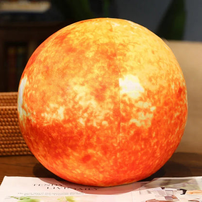 Simulation Solar System Planet Plush Toys – Earth, Moon, Sun & Mars Soft Sphere Pillows (17cm/27cm) Room Decor & Birthday Gifts