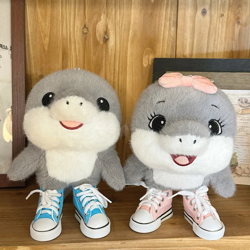 Tungtungtung Italian Brainrot Shark Plush Doll – Soft Anime Plushie Stuffed Pillow Toy