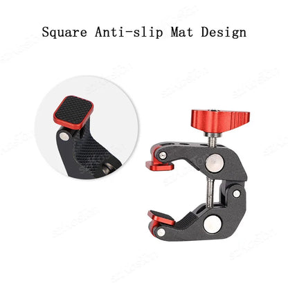 Selfie Stick Monopod Handlebar Mount – Compatible with Insta360 X4/X3/X2, GoPro 8-13 & DJI for Bicycle & Motorcycle
