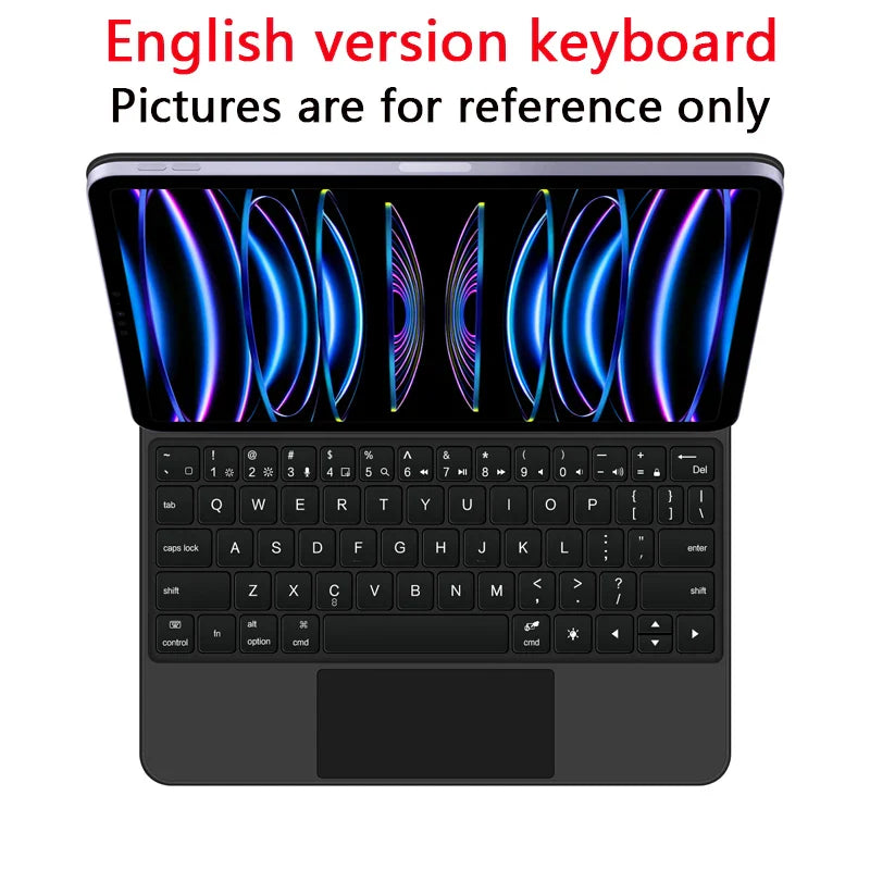 Magic Keyboard for iPad Pro 11/12.9, Air 4/5 & iPad 10th Gen – Smart Magnetic Case & Cover