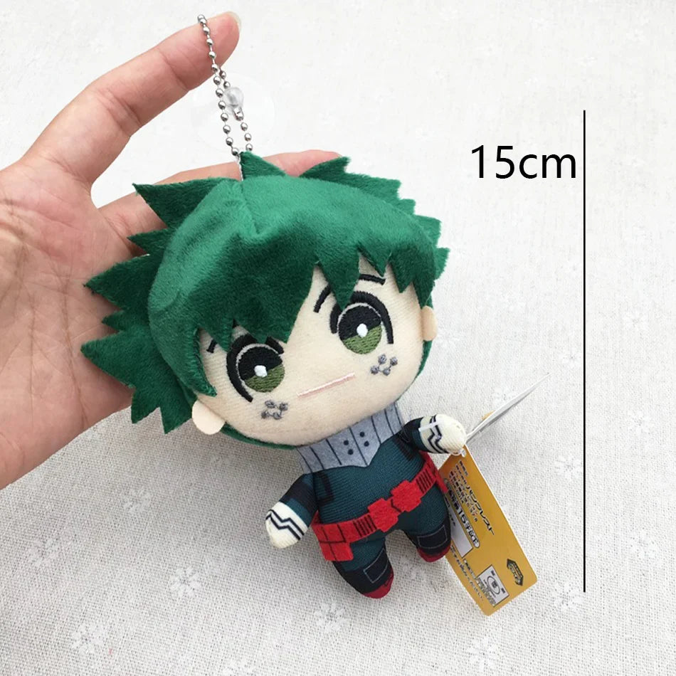 My Hero Academia Plush Toys 15–27cm – Izuku Midoriya, Katsuki Bakugou & Shouto Todoroki Stuffed Dolls for Kids Gifts