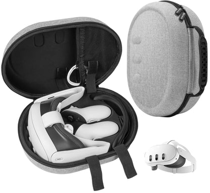 Hard Carrying Case for Meta Quest 3 – Portable Travel Protection VR Accessories