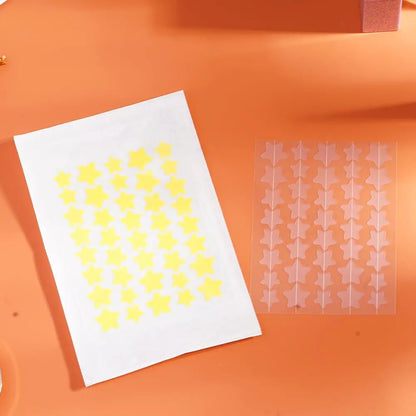Colorful Star-Shaped PE Pimple Patches – Invisible Acne Spot Stickers for Skin Care and Makeup Concealer