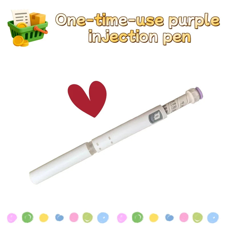 Disposable Magic Injection Pen — Peptide & Beauty Pen with Precise Dosage, Portable and Convenient