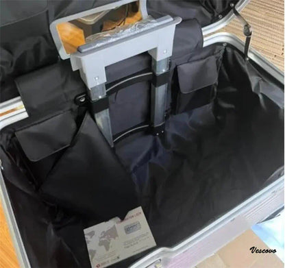 Carrylove 18" Aluminum Camera Trolley Suitcase — Spinner Pilot Luggage Bag for Photography, Rolling Wheels