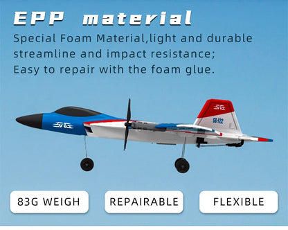 F22 RC Foam Plane – 4-Channel 6G Auto Stabilization with 4K Camera Remote Control Toy