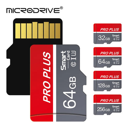 Original High-Speed Memory Card – 4GB to 256GB SD/TF Flash Card for Smartphone & Surveillance Camera