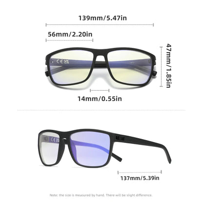 99% Blue Light Blocking Glasses — KINGSEVEN Transparent Lens Computer Eyeglasses