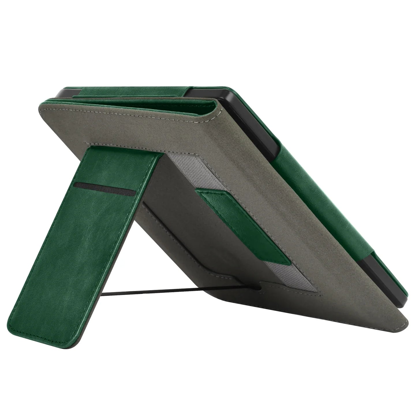 KOBO Libra 7" Leather Case – Hand Strap, Stand & Card Slot Cover for Libra Colour, Libra 2, Libra H2O (N428/N418/N873)