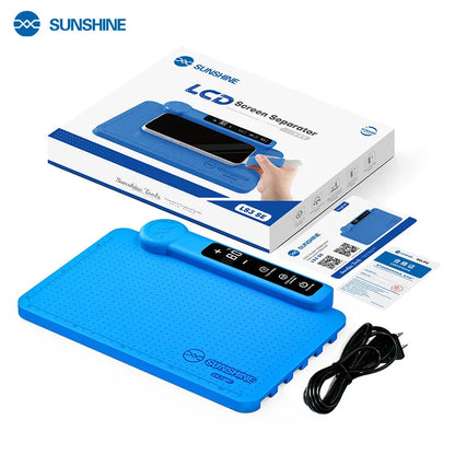 SUNSHINE LS3 SE 11 Inch LCD Screen Separator Heating Plate – Adjustable 40–120°C with Timer & Memory for Mobile Phone Repair Tools
