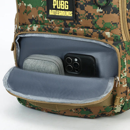 Camouflage Large-Capacity Backpack – Zipper Closure Hiking & Outdoor Adventure Travel Bag