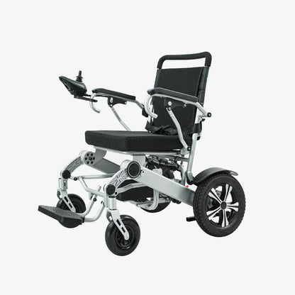 Lightweight Foldable Electric Wheelchair for Adults – Portable All-Terrain Motorized Chair, 264 Lbs Capacity