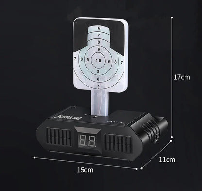 2024 Upgraded Full-Automatic Voice Music Toy Gun with Laser Target & Auto Scorer – Multi-Function Shooting Game