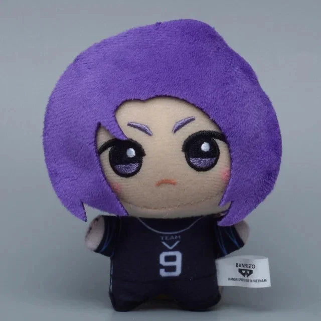 10cm Blue Lock Plush Keychain – Nagi, Seishiro, Chigiri, Hyoma, Gagamaru & Gin Soft Bag Pendant Toy Gift