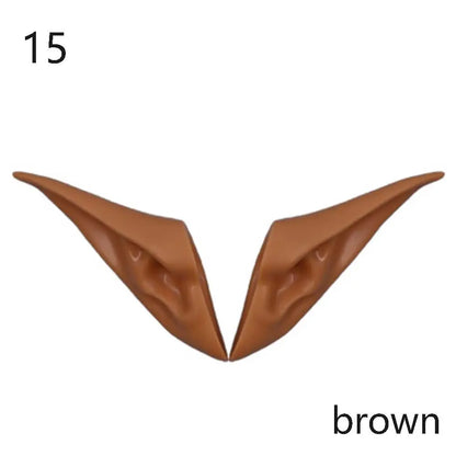 1/6 Doll Elf & Human Plastic Ears – White, Tan, Dark & Super Dark for 30cm Blyth Doll DIY Accessories