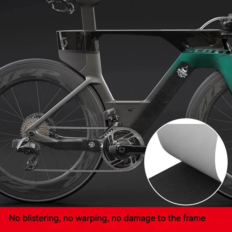ENLEE Bicycle Frame Protection Sticker – Removable Anti-Scratch Tape for MTB Down Tube, Cycling Accessories
