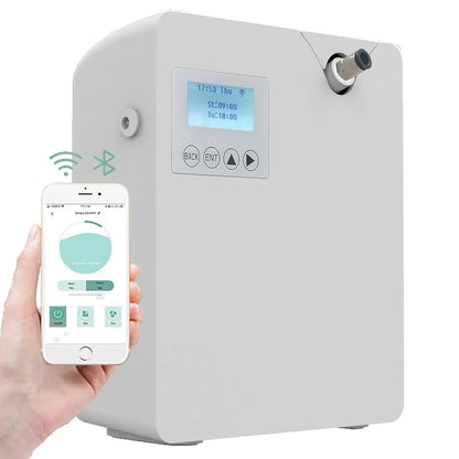Bluetooth Smart Aroma Diffuser – Electric Air Freshener & Flavoring for Home, Hotels | 300m³ Coverage