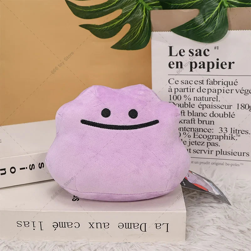 3 Styles Anime Pokémon Plush Dolls – Ditto, Cos, Gengar Stuffed Toys for Kids Birthday Gifts