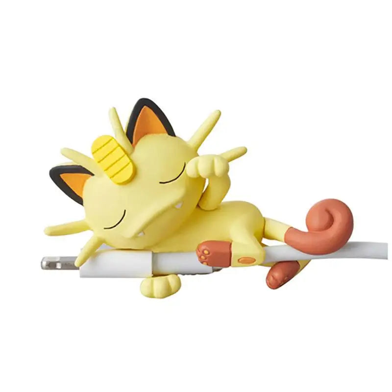 Anime Pokémon USB Cable Bite Case – Pikachu & Eevee Figure Toy Cosplay Prop Gift