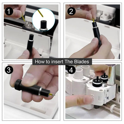 Replacement Plotter Blades for Roland & Cricut – 30°/45°/60° Cutter Blades for Power Tools