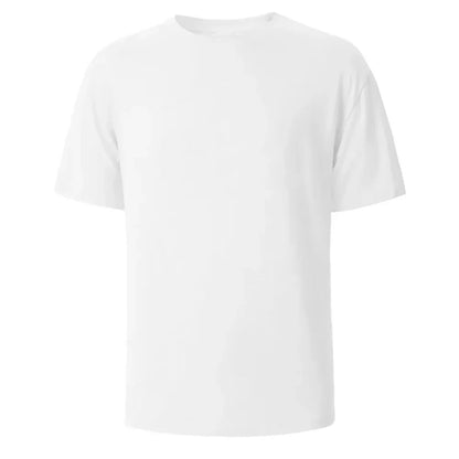 Heavyweight 100% Cotton T-Shirt - Thick Knit Round Neck Short Sleeve Tee 500/300g