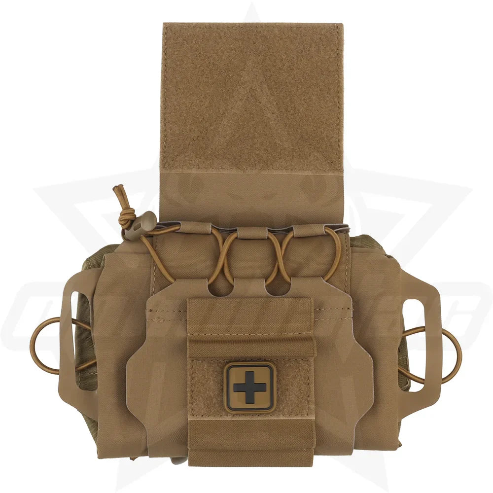 OphidianTac Outdoor First Aid Bag – Rapid Deployment Medium IFAK MOLLE Medical Pouch for Hunting Vest Accessories