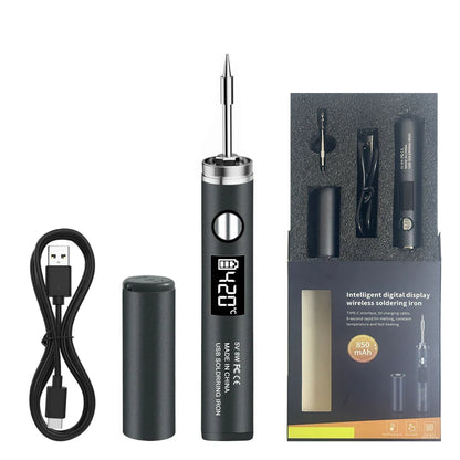 USB 5V 8W Portable Soldering Iron with Lithium Battery – Electric Welding Repair Tool for Electronics, DIY & Mobile Repair Work