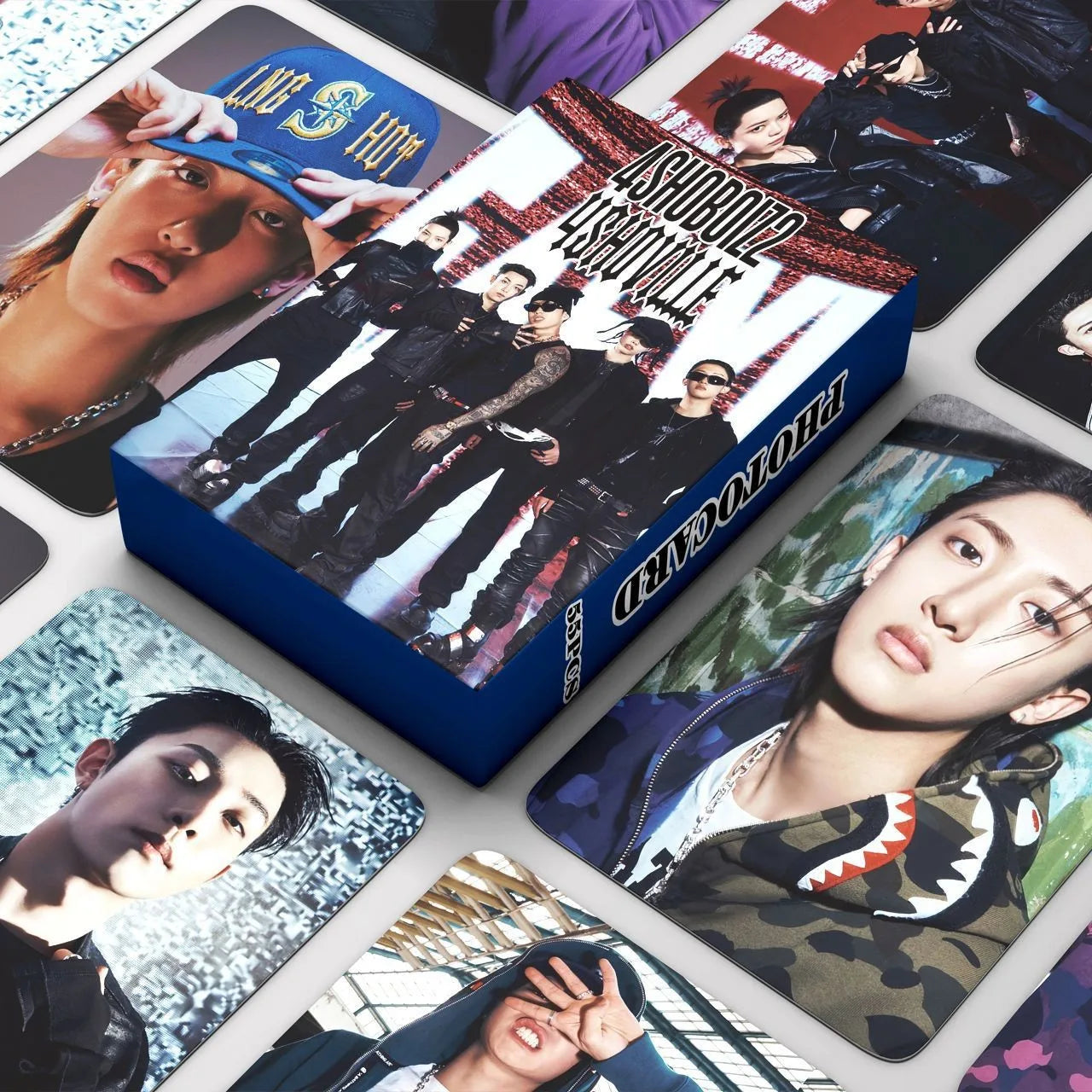 55PCS LNGSHOT Kpop Lomo Cards - Jay Park Album Photocards Stickers & Fan Collection Gift Set