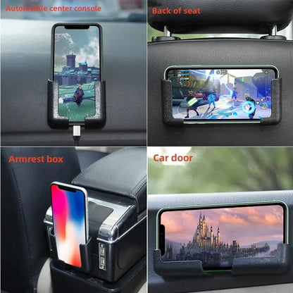 Multifunction Car Phone Mount - Lightweight and Portable Cell Phone Holder, Space-Saving Stand for Auto Interior Accessories