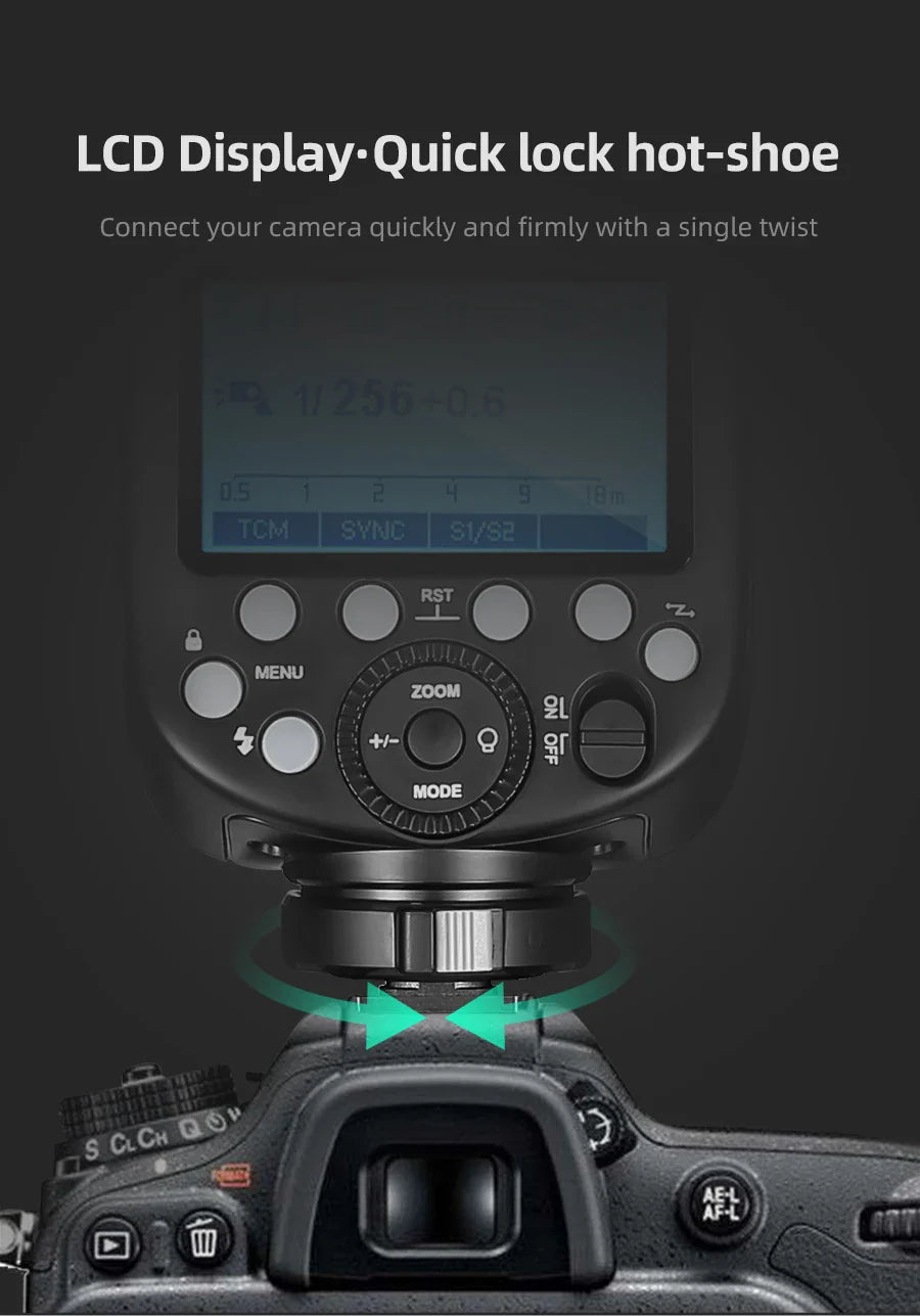 【Do Brasil】 Godox V1 Speedlight Flash - TTL 2.4G HSS for DSLR & Mirrorless Cameras, Compatible with Canon, Sony, Nikon, Fujifilm
