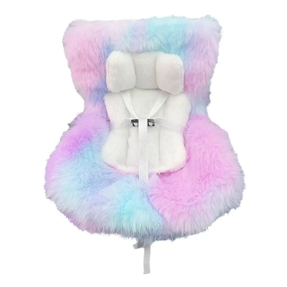 17cm Doll Seat Mini Sofa – Labubu Car Air Outlet Decoration & Doll Accessory Gift