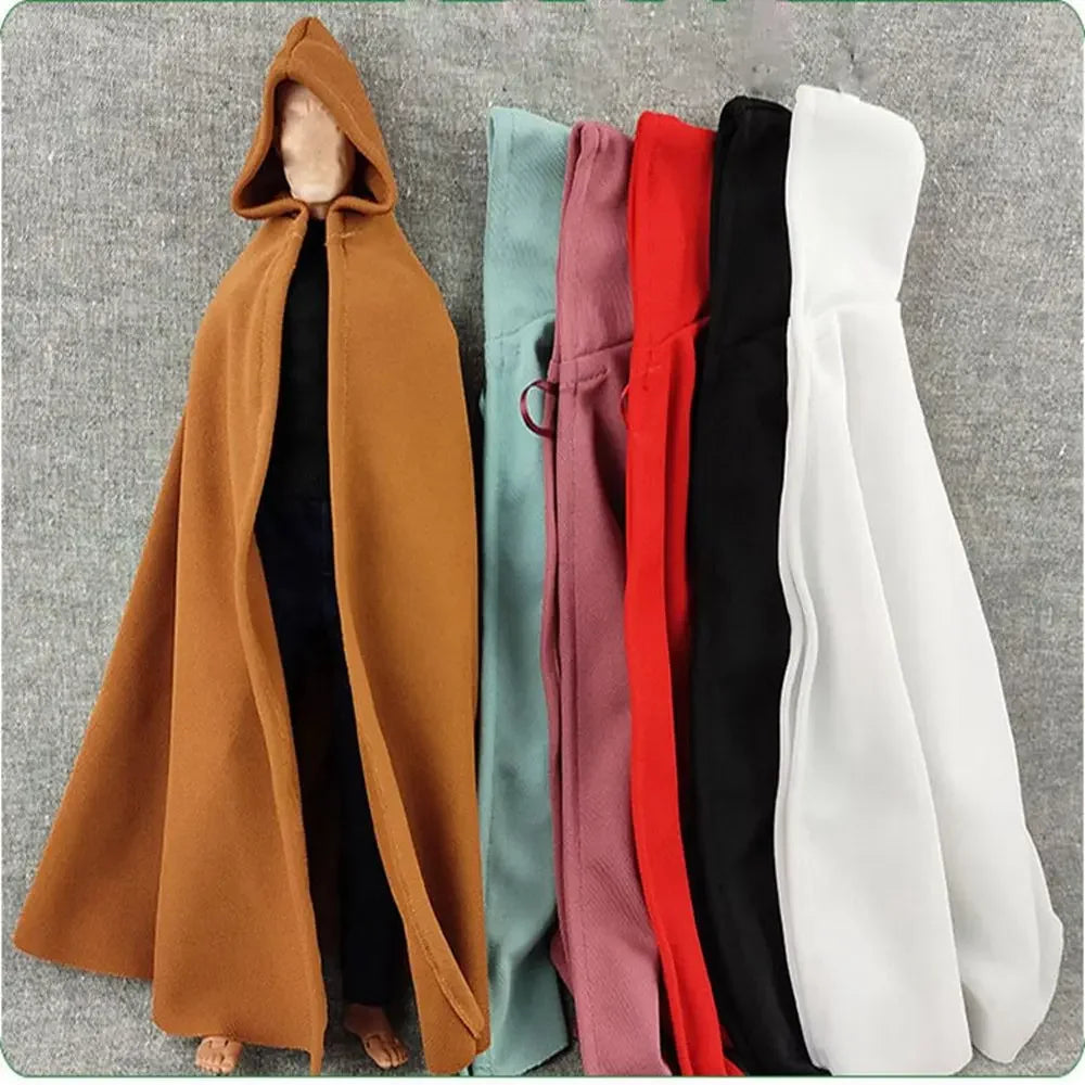 30cm Doll Coat Mini Suit Cloak – Windcoat for 1/6 BJD Male Dolls, Multi-Color Outfit Accessory