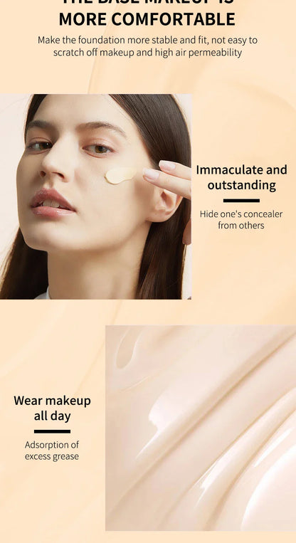 Ocheal 30g CC Cream Foundation – Waterproof Concealer, SPF 50+ Moisturizing Sunscreen, Long-Lasting Brightening Makeup Primer