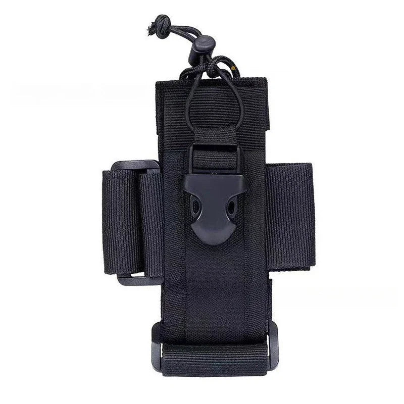 Nylon Walkie Talkie Case - Universal Radio Holder Storage Pouch for Outdoor Communication Gear