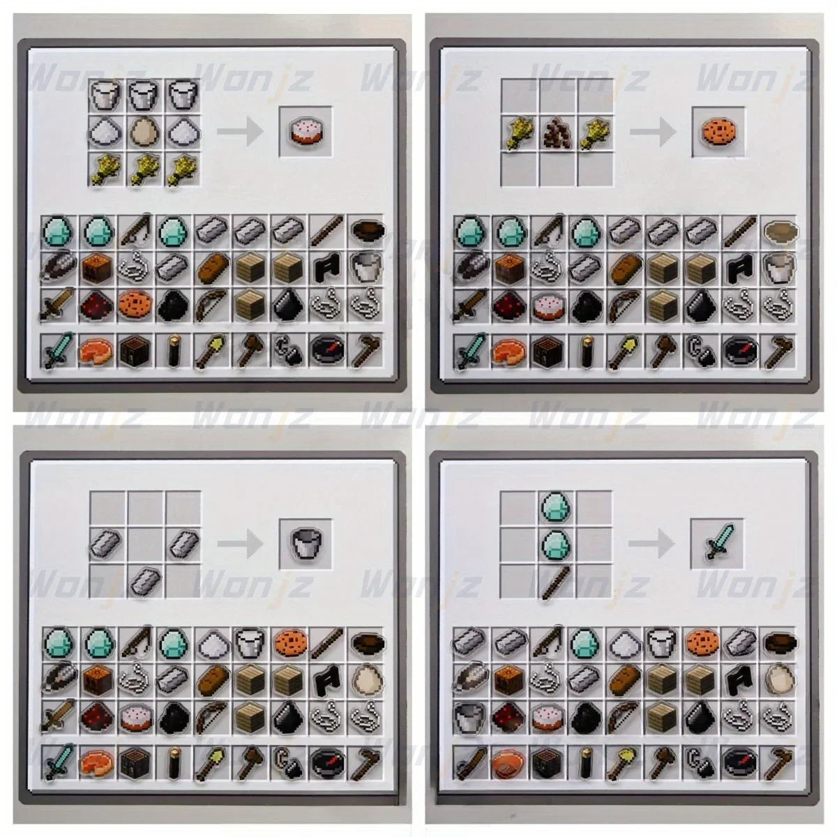 Premium Pixel-Style Fridge Magnets – High-Definition Gamer Magnets for DIY Projects and Home Decor