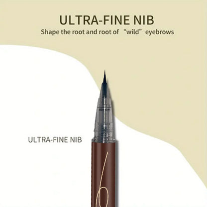 Ultra-Fine Waterproof Eyebrow Pencil & Sweat-Proof Liquid Eyeliner – Professional Dual-Purpose Durable Makeup Tool