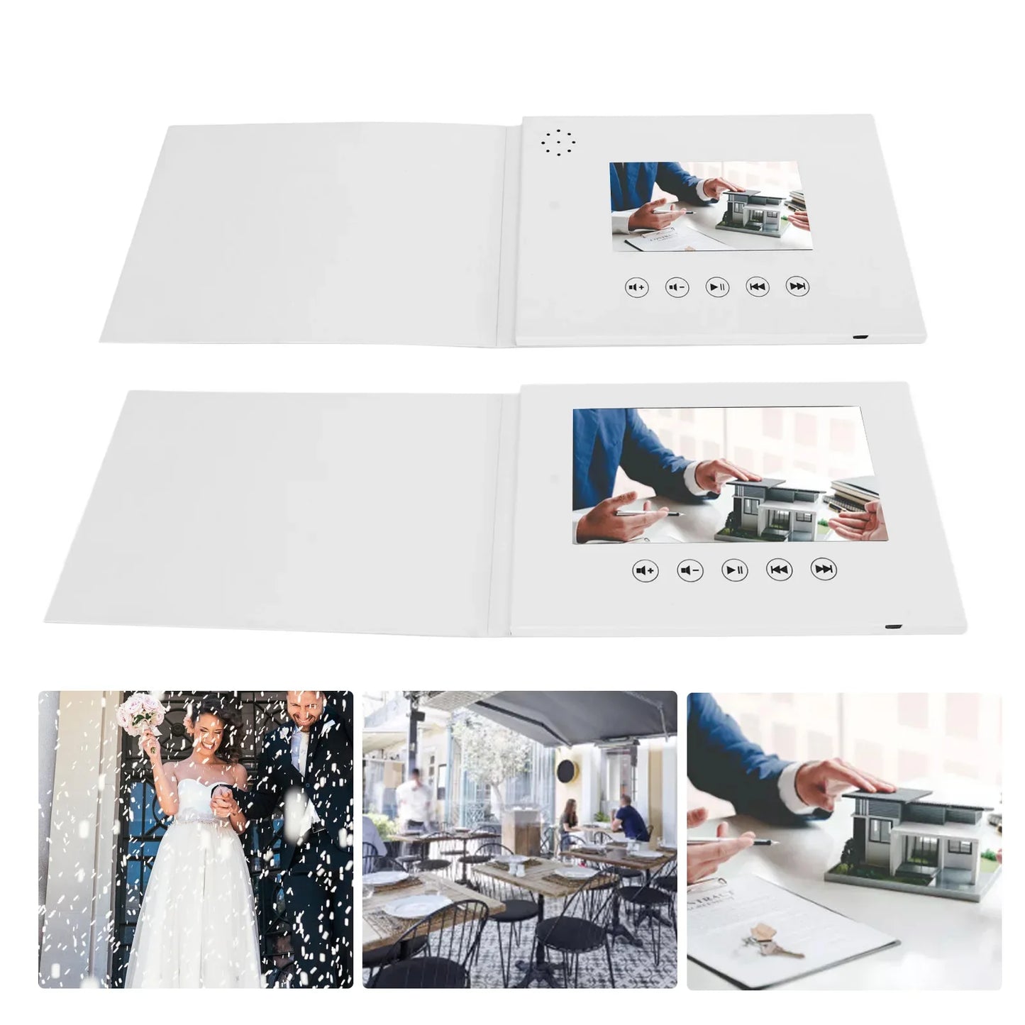 LCD Video Greeting Card – Electronic Video Brochure for Birthday, Father’s Day & Mother’s Day Gifts