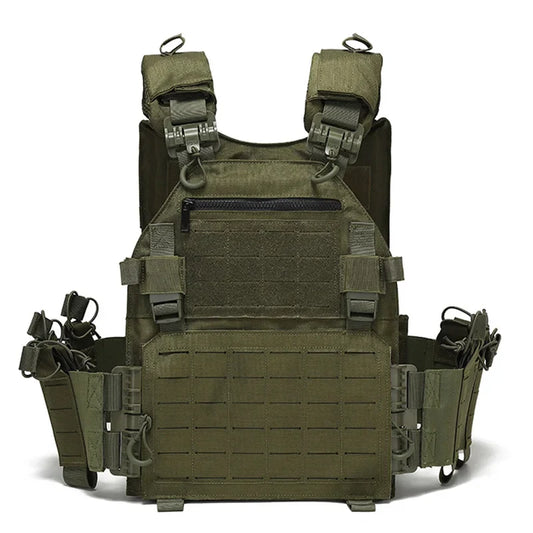 Outdoor Training Vest – Multi-Functional Waterproof MOLLE Expansion Quick-Release Wear-Resistant Tactical Vest