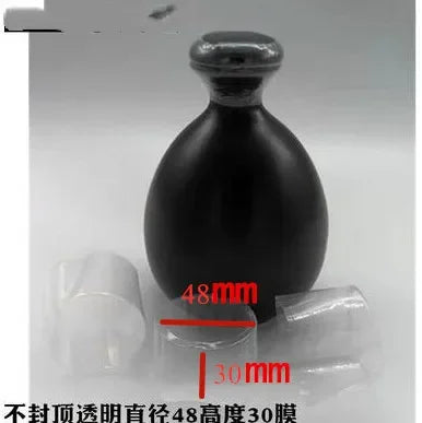 100PCS Wine Bottle Heat Shrink Capsules – Shrink Film Caps for Straight Mouth Bottles Wine Sealing Wrap
