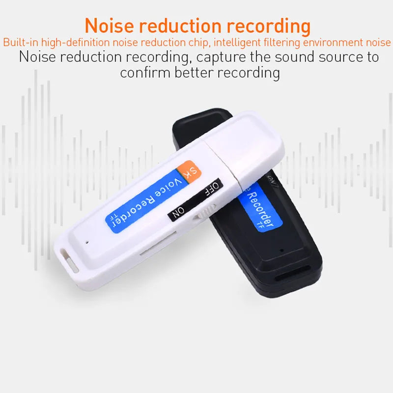 Mini Audio Voice Recorder USB Pen – 16GB/32GB Digital Sound Recorder for Meetings & Interviews