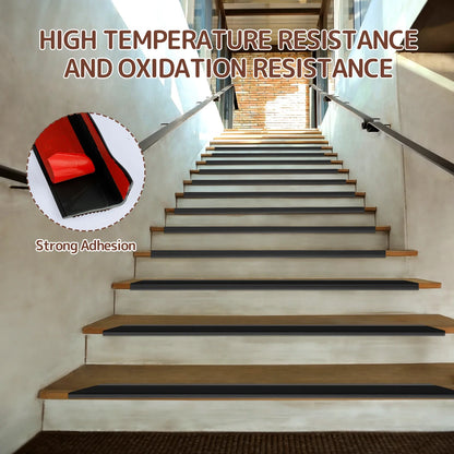 Soft PVC Stair Edge Protector – Non-Slip L-Shape Self-Adhesive Step Trim, 2m Stair Nose Edging Strip